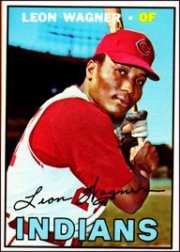 1967 Topps Baseball Cards      360     Leon Wagner